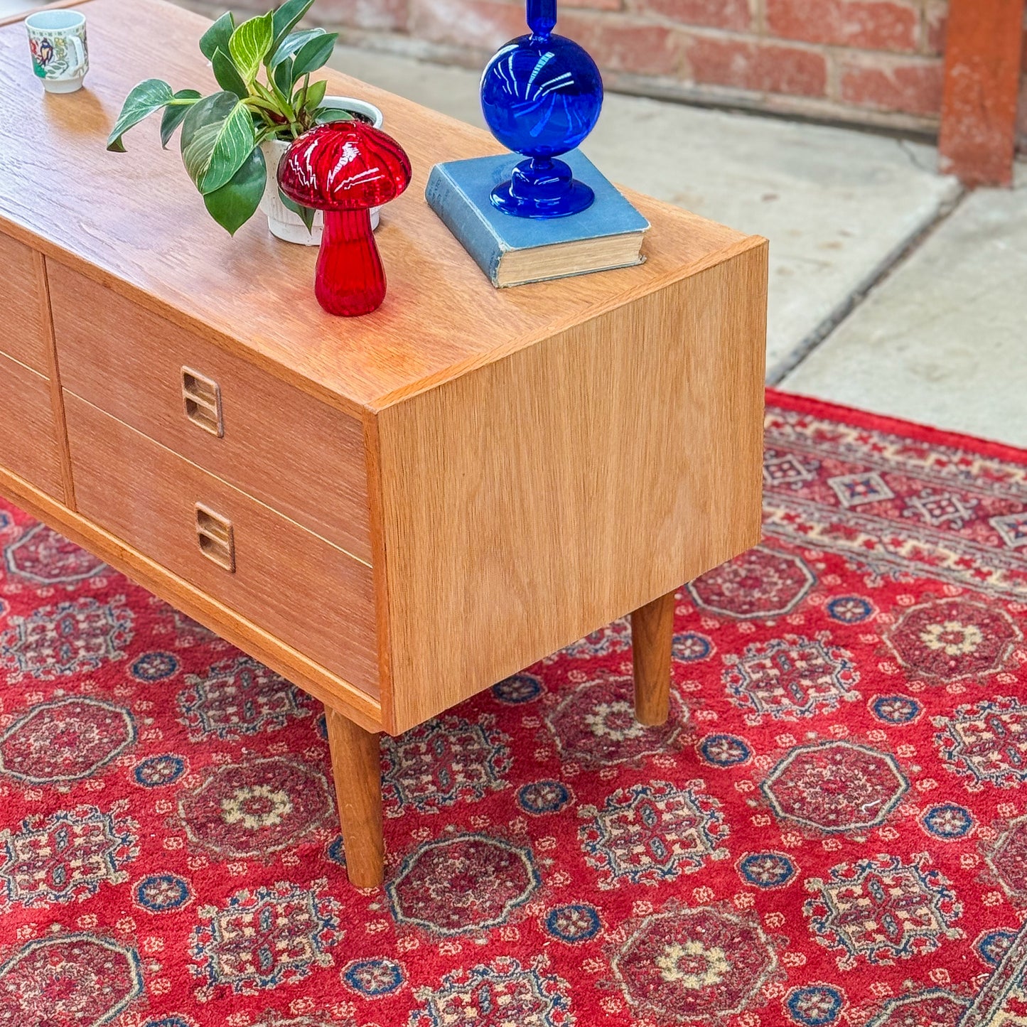Danish oak cabinet/chest of drawers