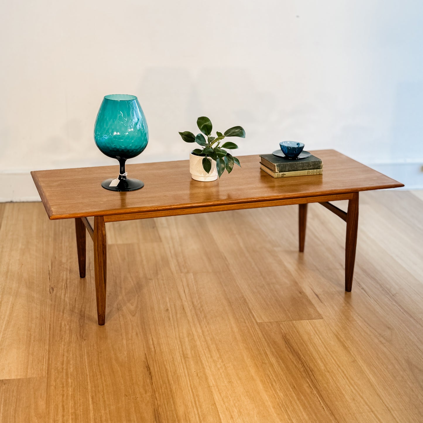 Circa 1960s Parker Furniture long teak coffee table