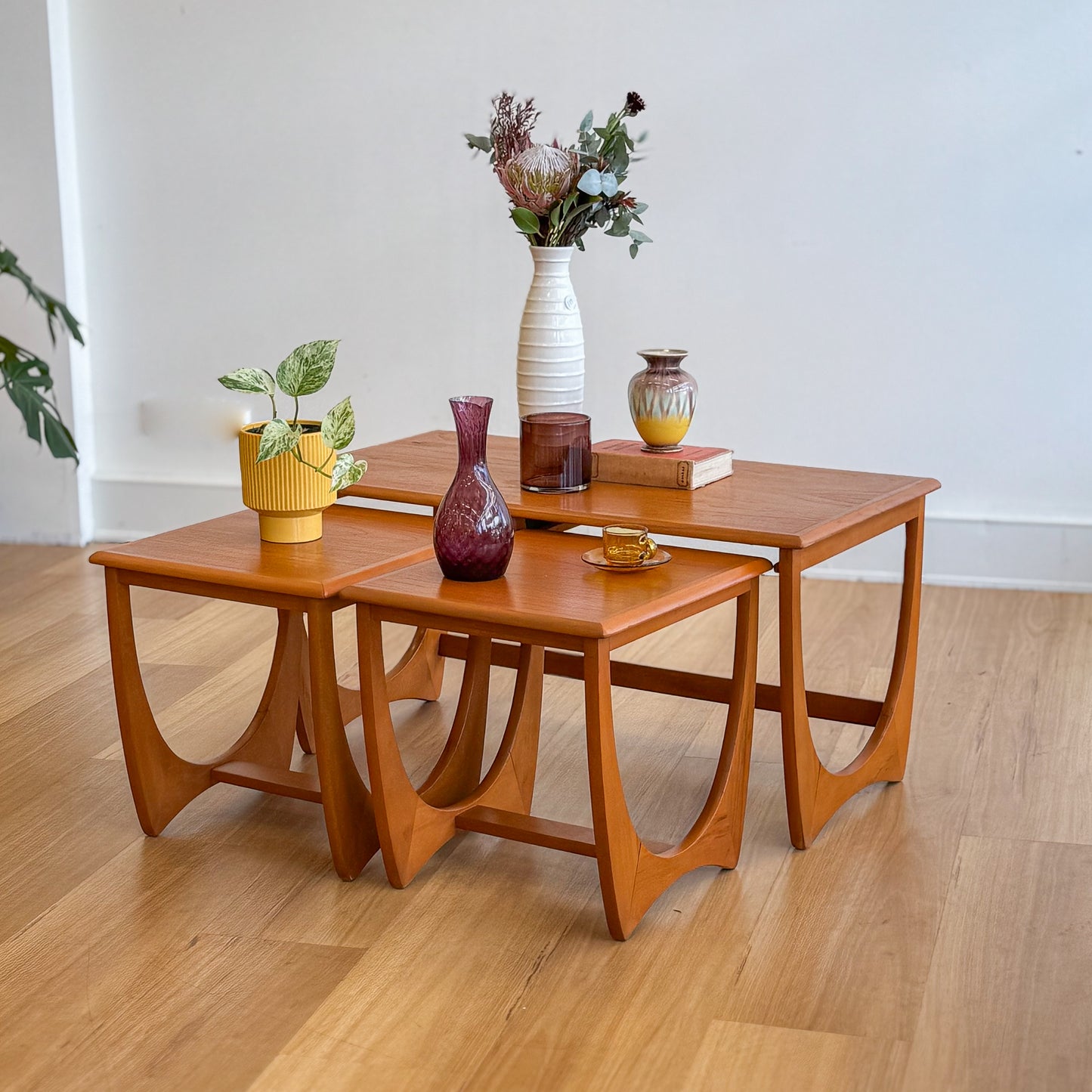 Set of three Kalmar nesting tables
