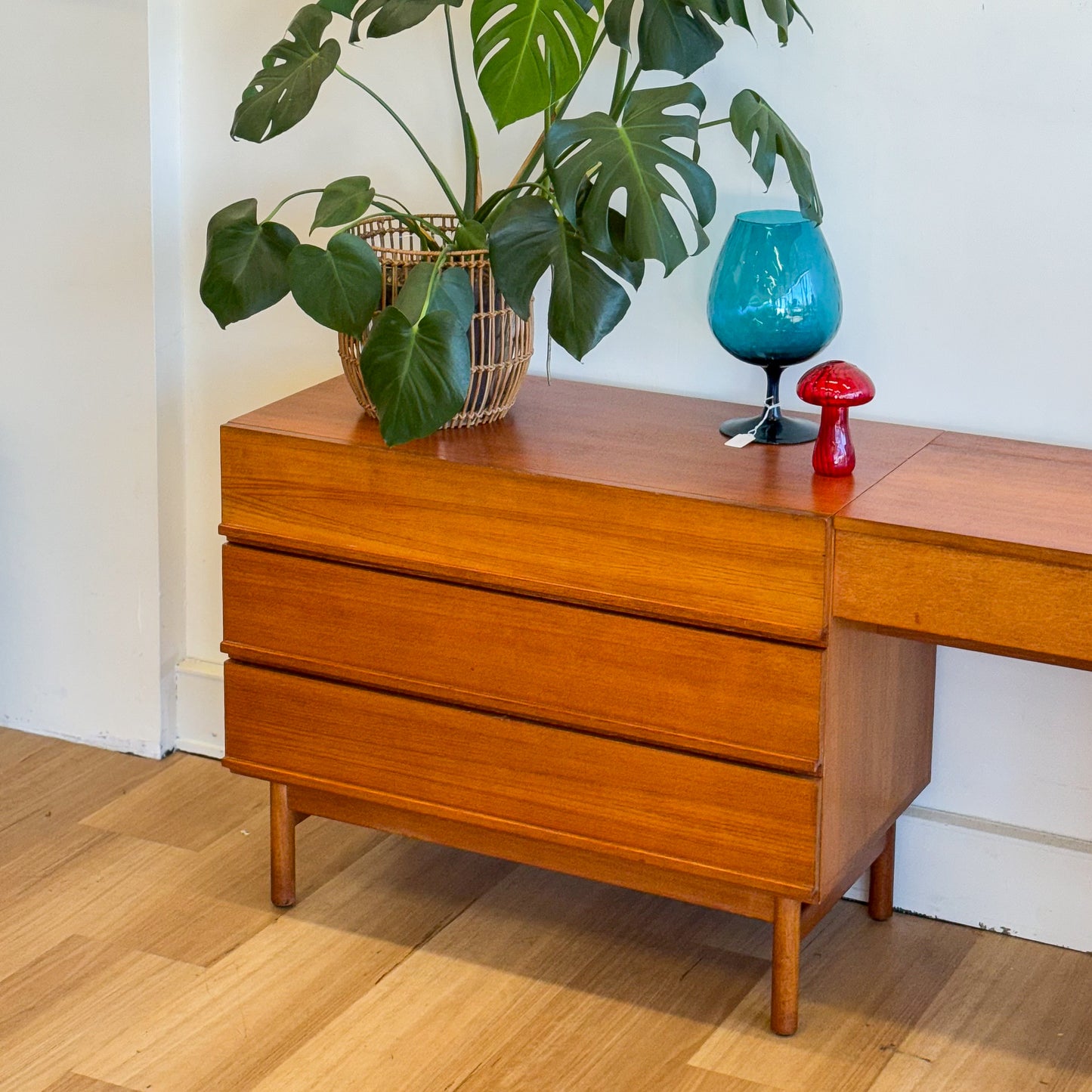 Parker Furniture 1970s teak dresser