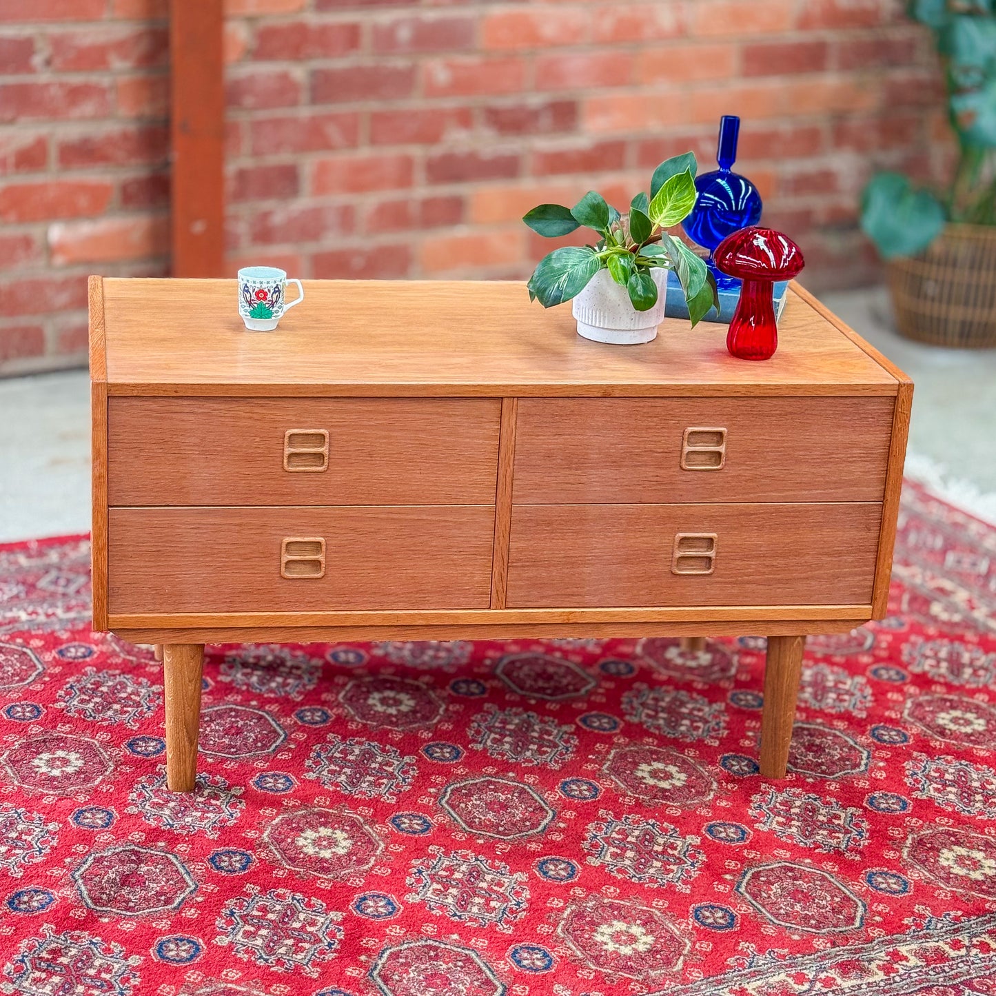 Danish oak cabinet/chest of drawers