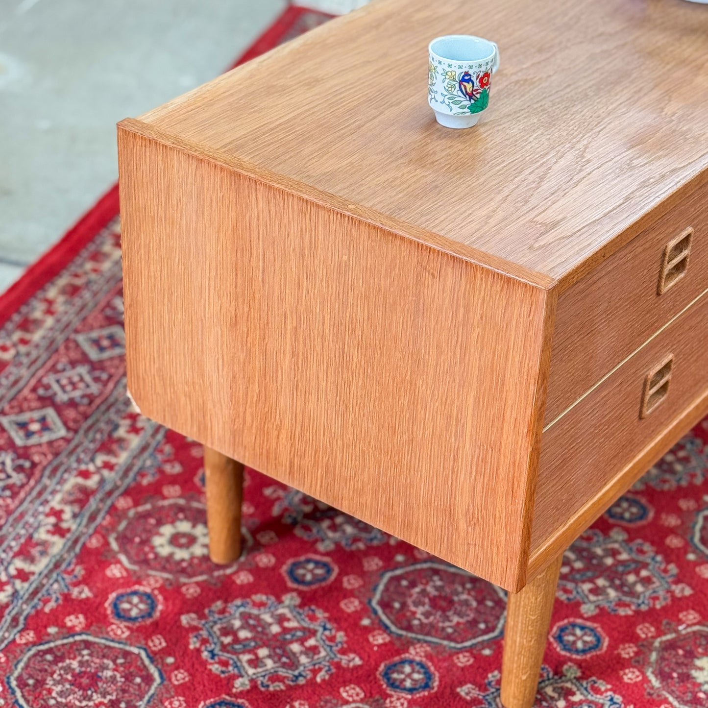 Danish oak cabinet/chest of drawers
