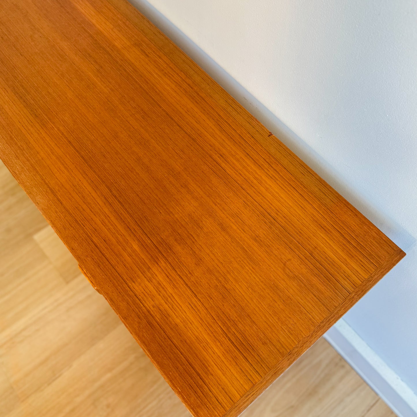 1970s teak Parker square handle chest of drawers