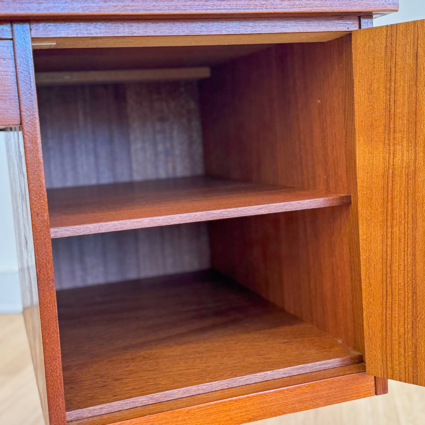Danish mid century teak desk