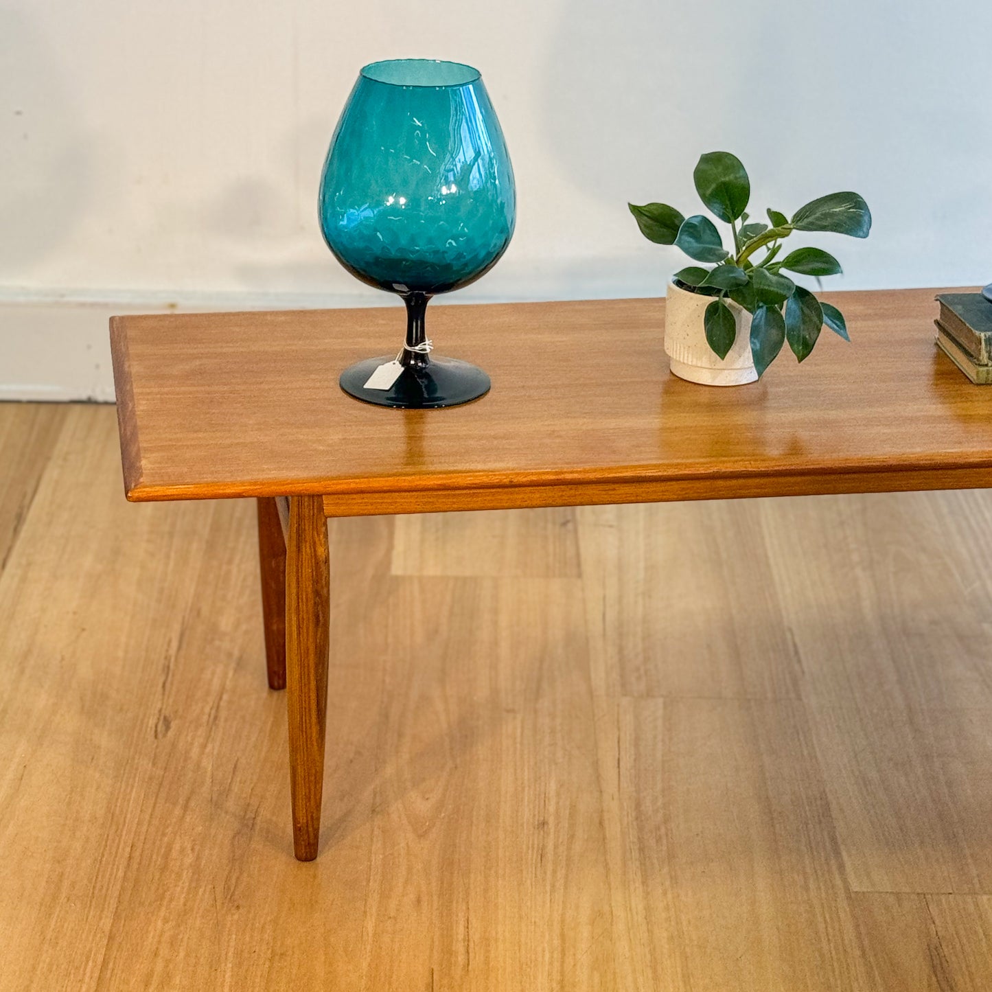 Circa 1960s Parker Furniture long teak coffee table
