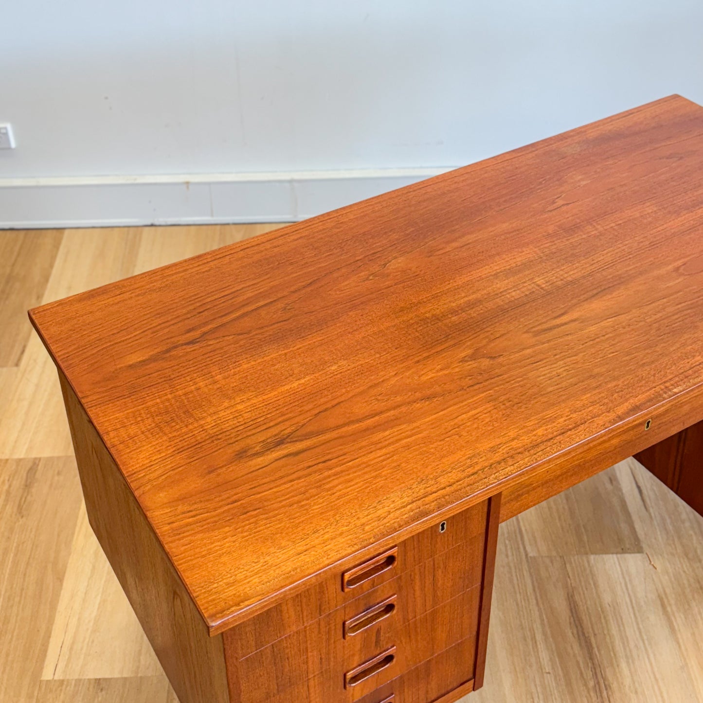 Danish mid century teak desk