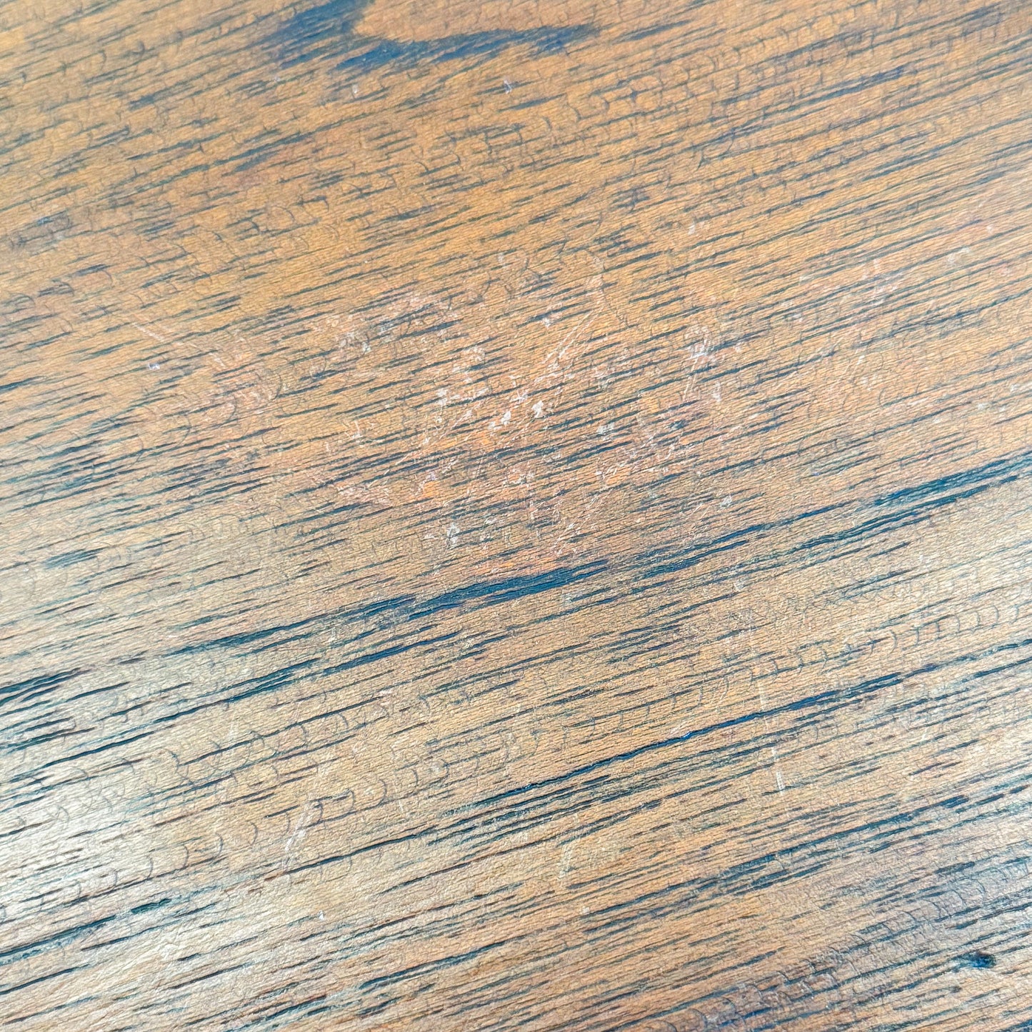 Mid century teak stained side table