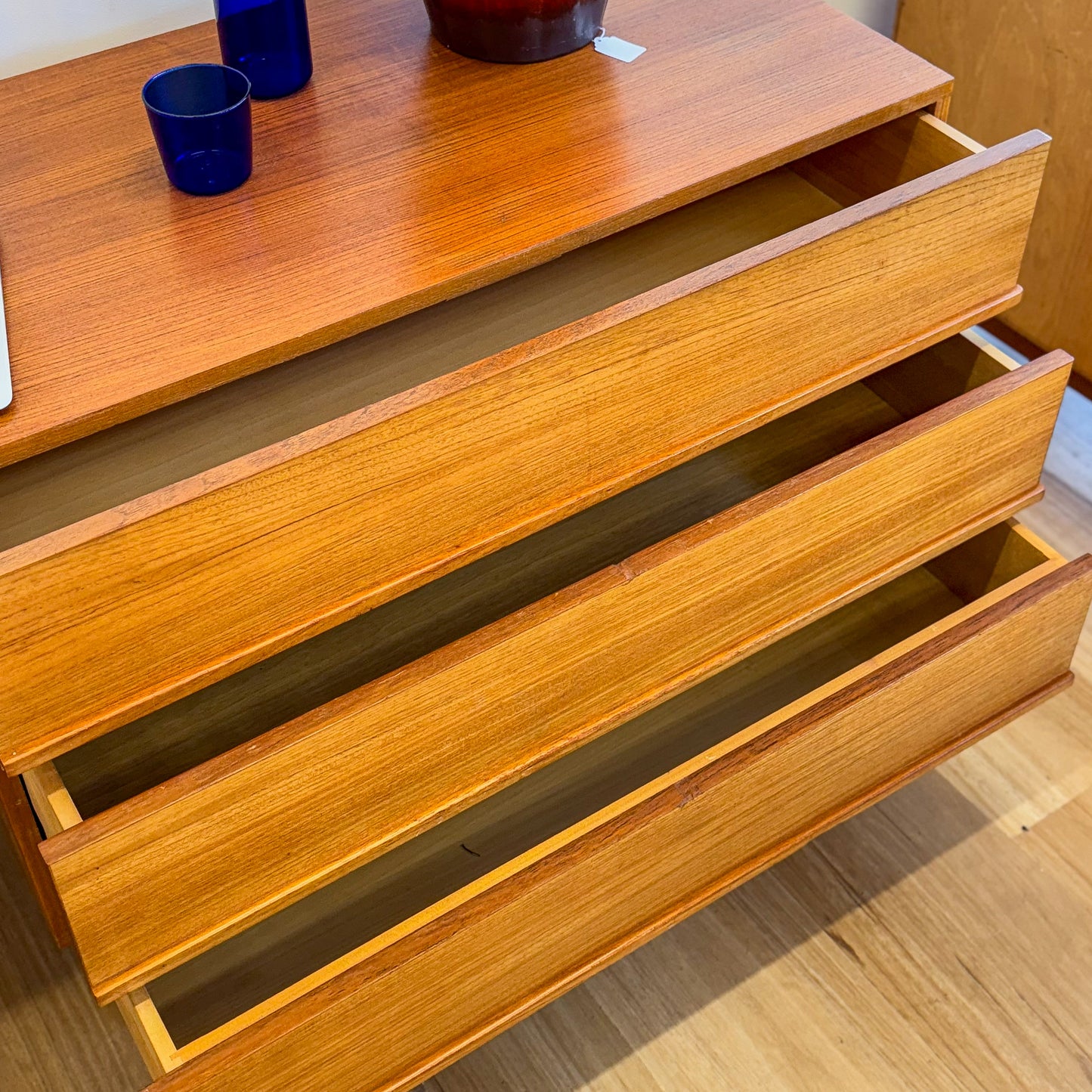 Parker Furniture 1970s teak dresser