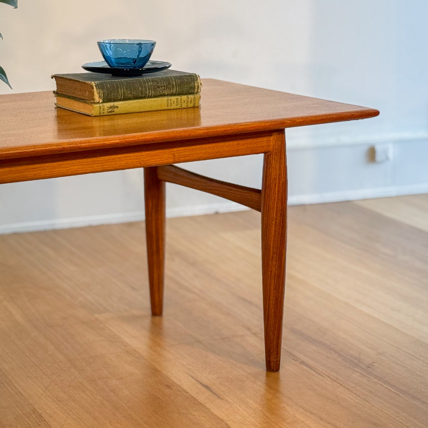 Circa 1960s Parker Furniture long teak coffee table