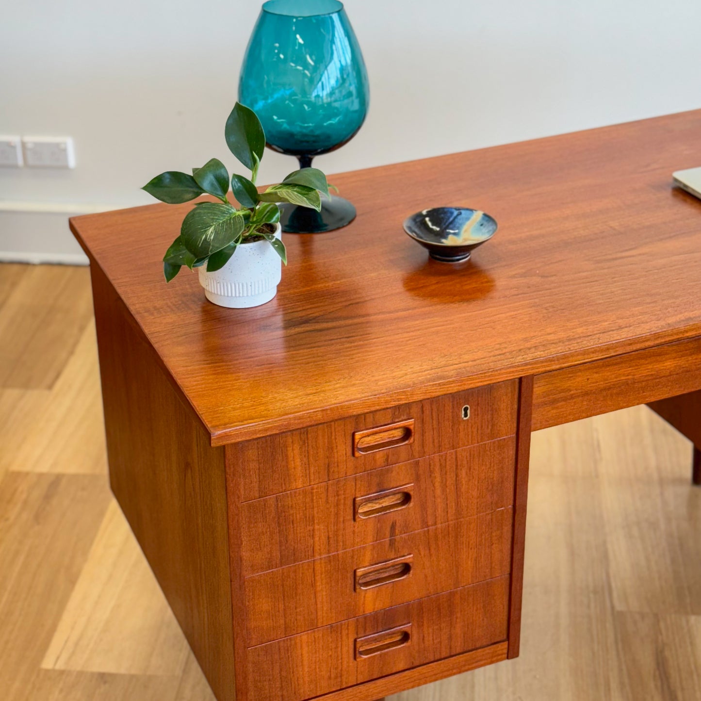 Danish mid century teak desk