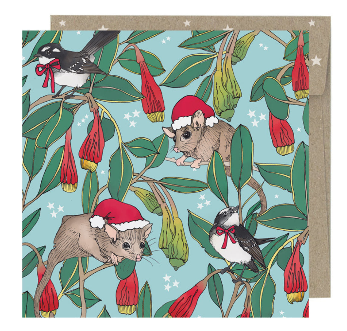 Boxed Christmas Cards (Square) - Festive Forest