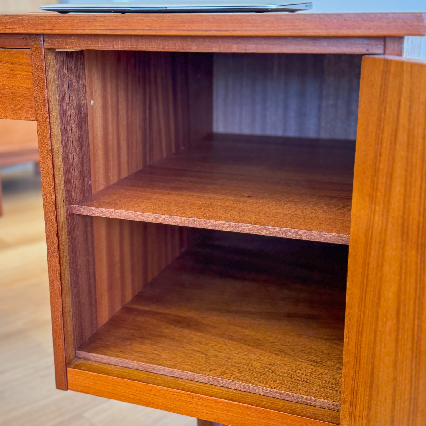 Danish mid century teak desk