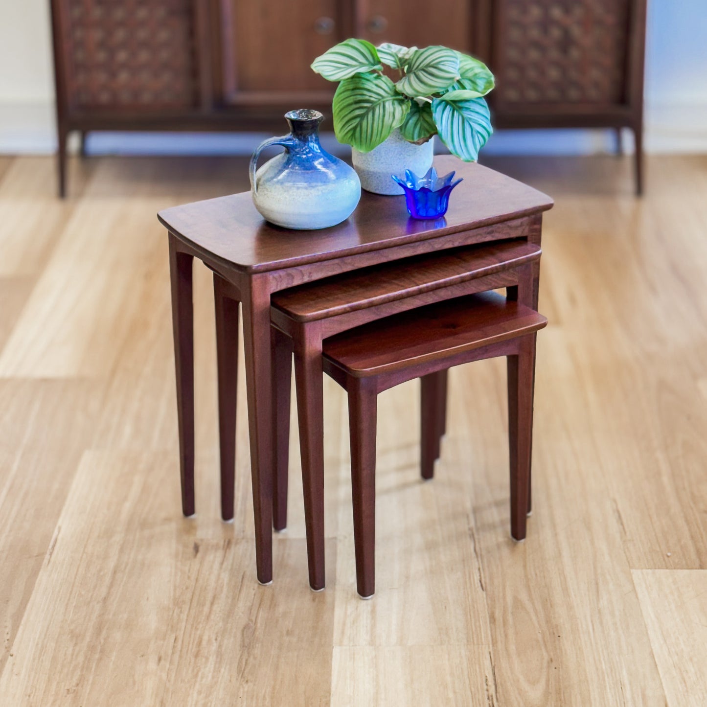 E.E.Meyers mid century nesting tables