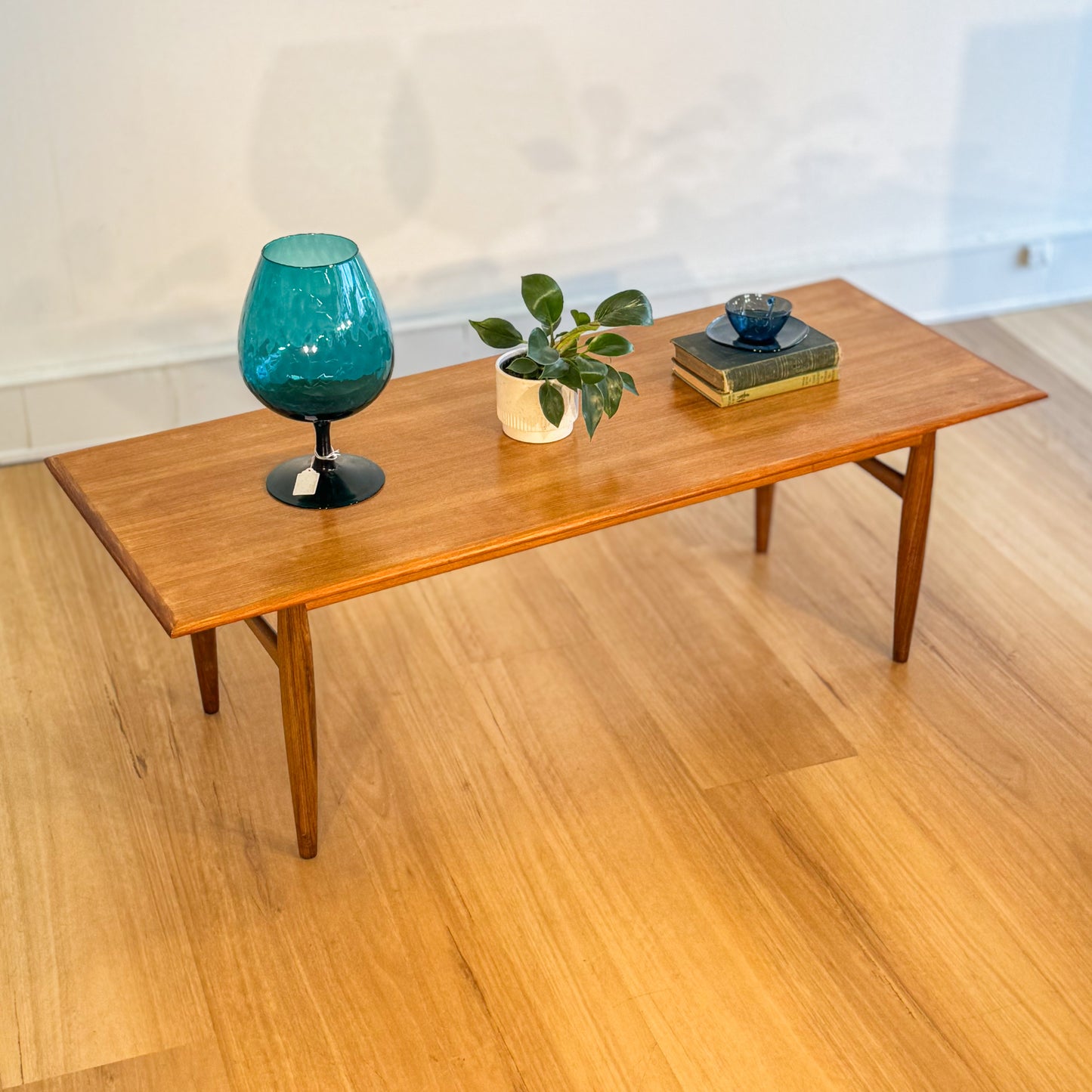 Circa 1960s Parker Furniture long teak coffee table