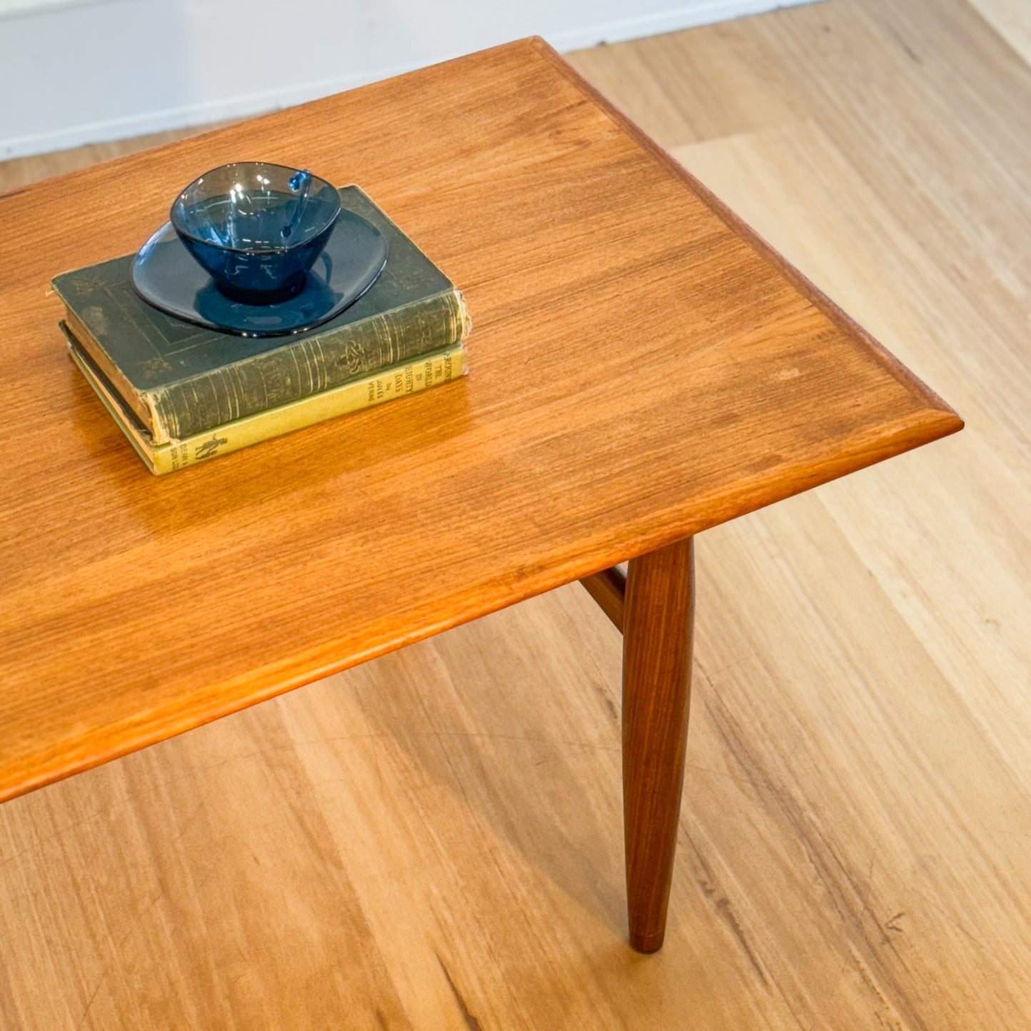 Circa 1960s Parker Furniture long teak coffee table