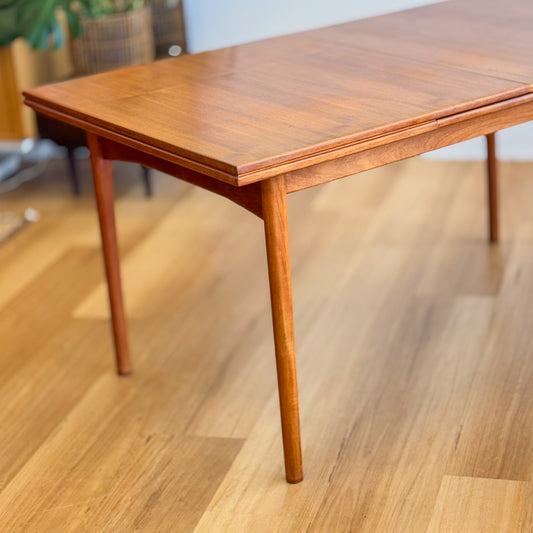 Mid century extension dining table