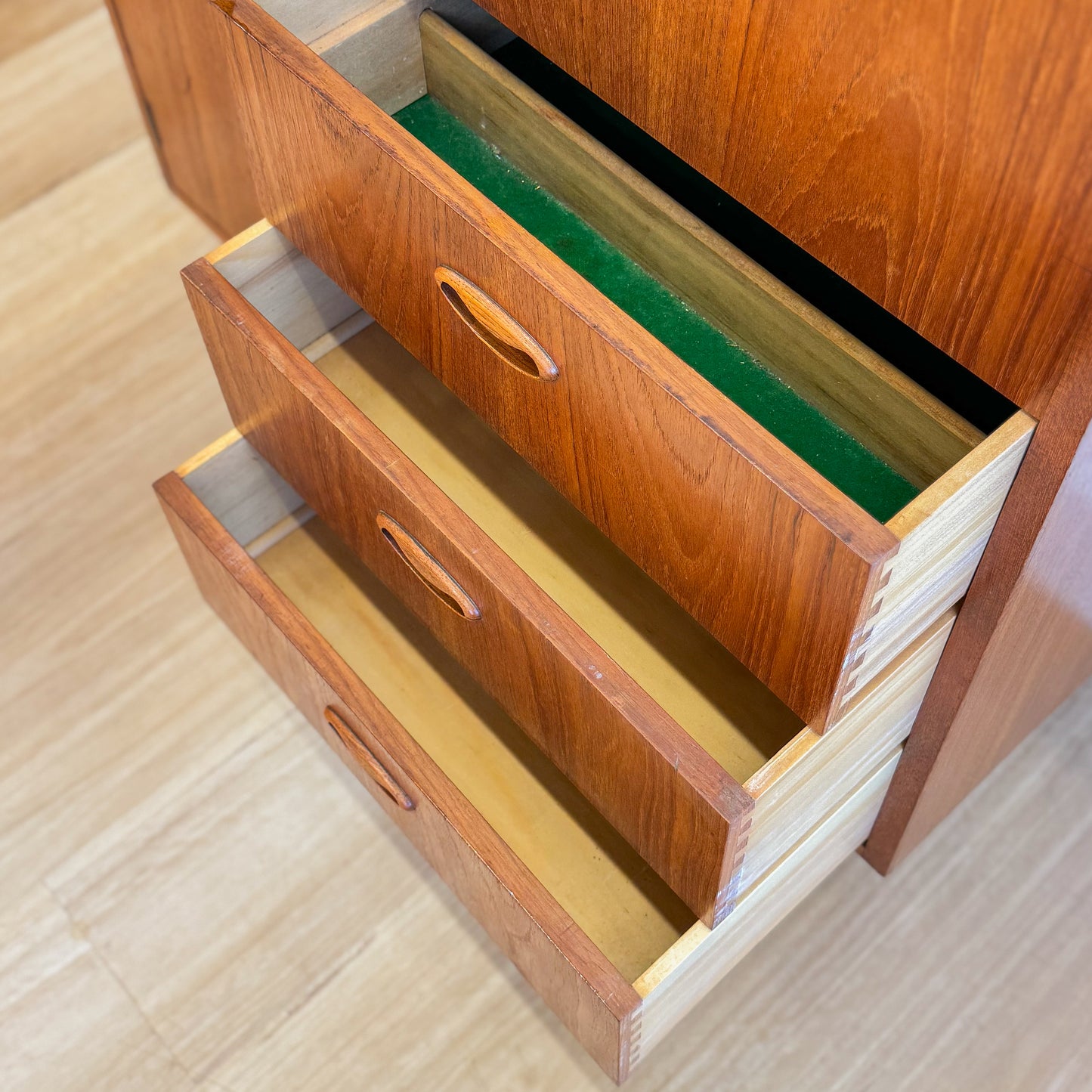 Chiswell circa 1960s teak single door cocktail cabinet