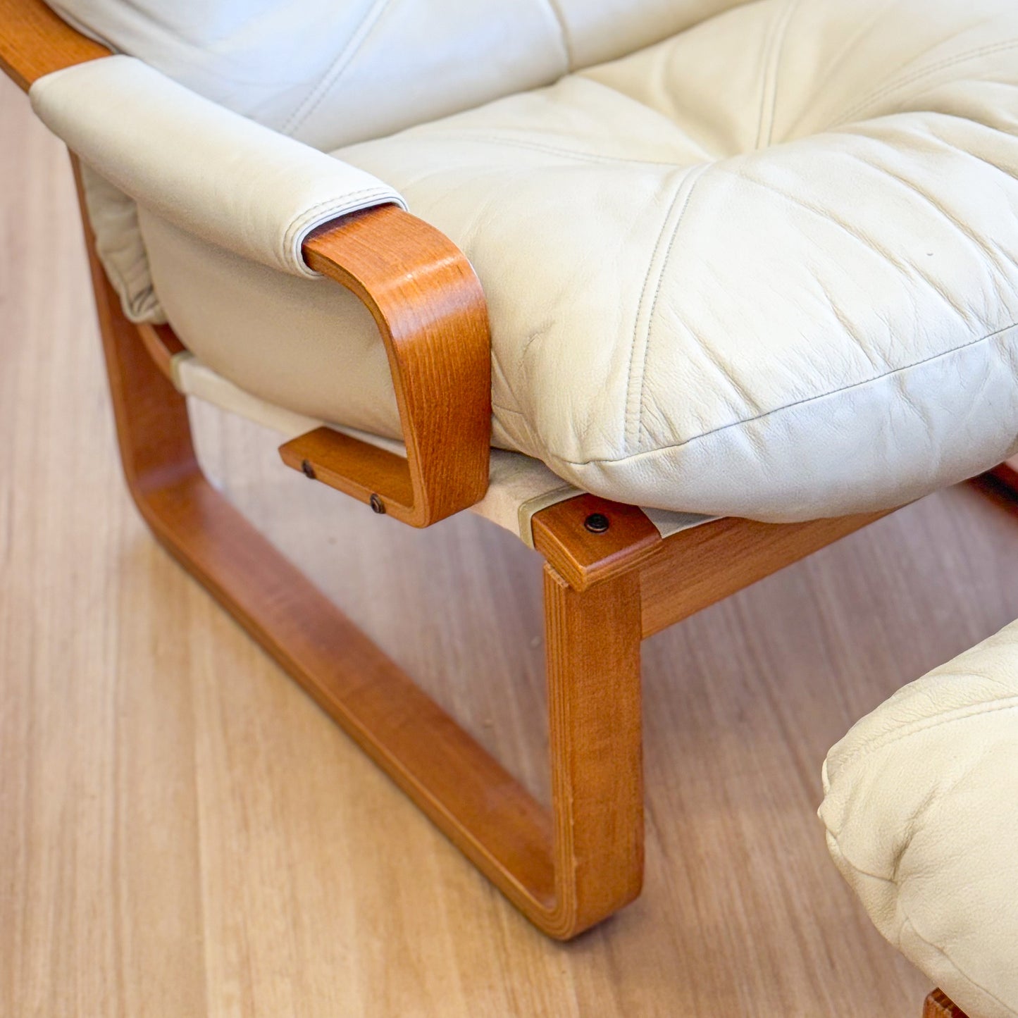 Tessa Copenhagen Armchair and footstool