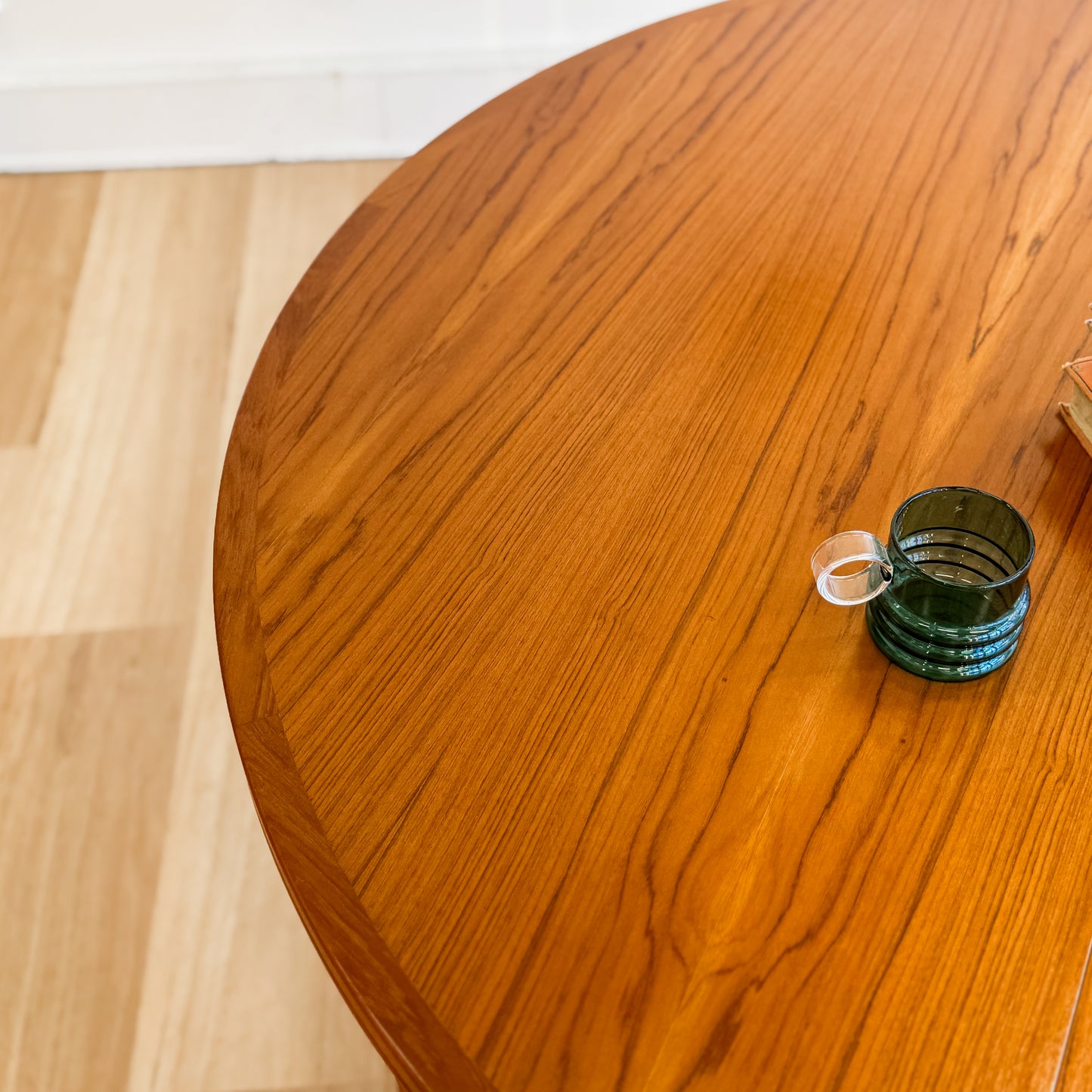 Late 1970s Parker Furniture teak extension dining table