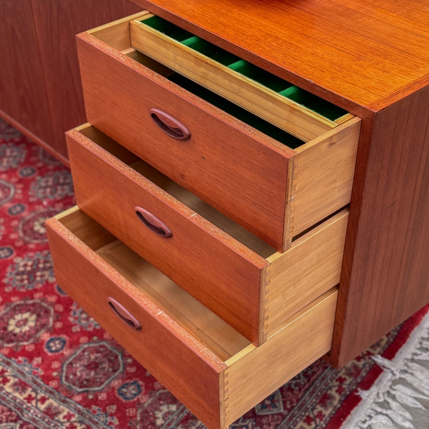 Extra long mid century 1960s rare Chiswell sideboard