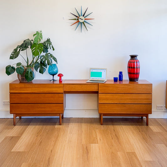 Parker Furniture 1970s teak dresser