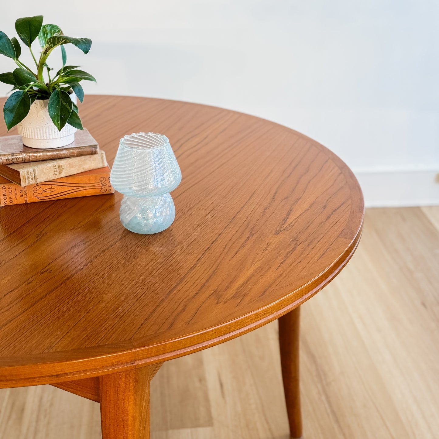 Late 1970s Parker Furniture teak extension dining table