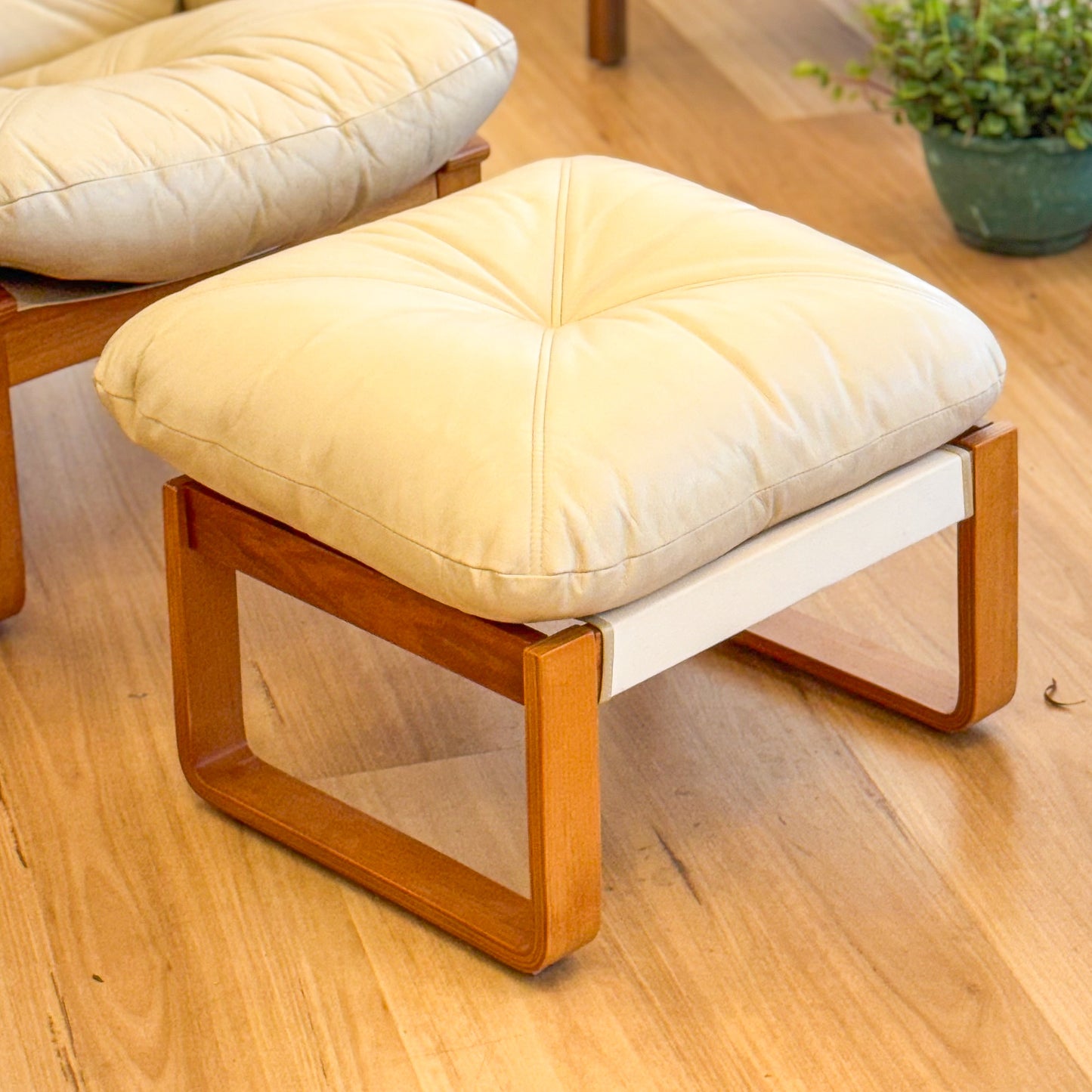 Tessa Copenhagen Armchair and footstool