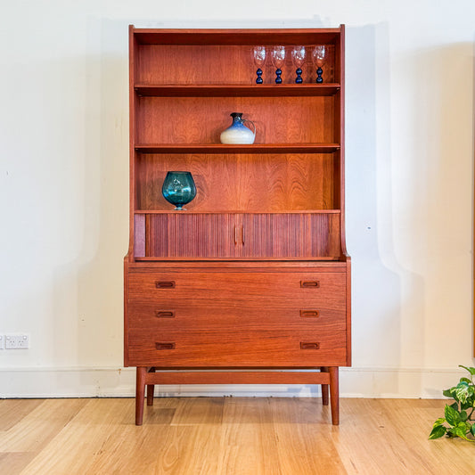 Danish combination bookcase and bureau circa 1960s