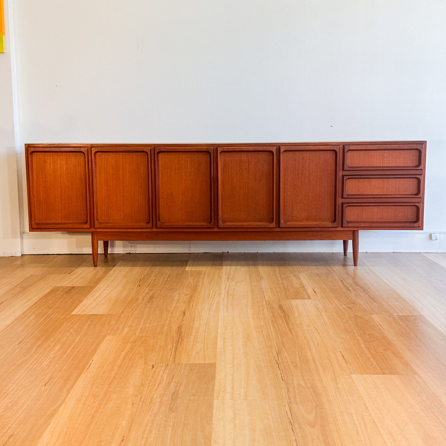 Refinished Chiswell 1970s ‘Koben’ 5 door sideboard