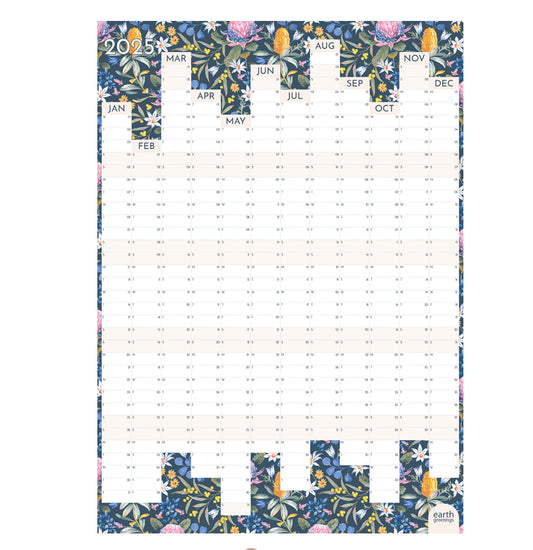 2025 Jayne Branchflower Wall Planner