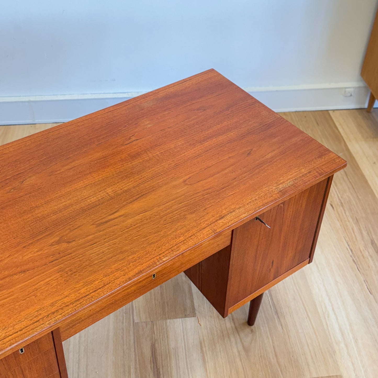 Danish mid century teak desk
