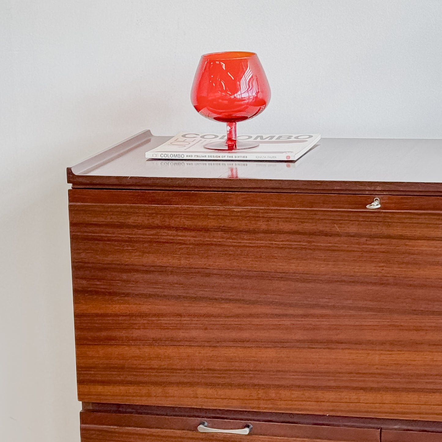 Mid Century Meredew Furniture Bureau Bookcase Teak Desk