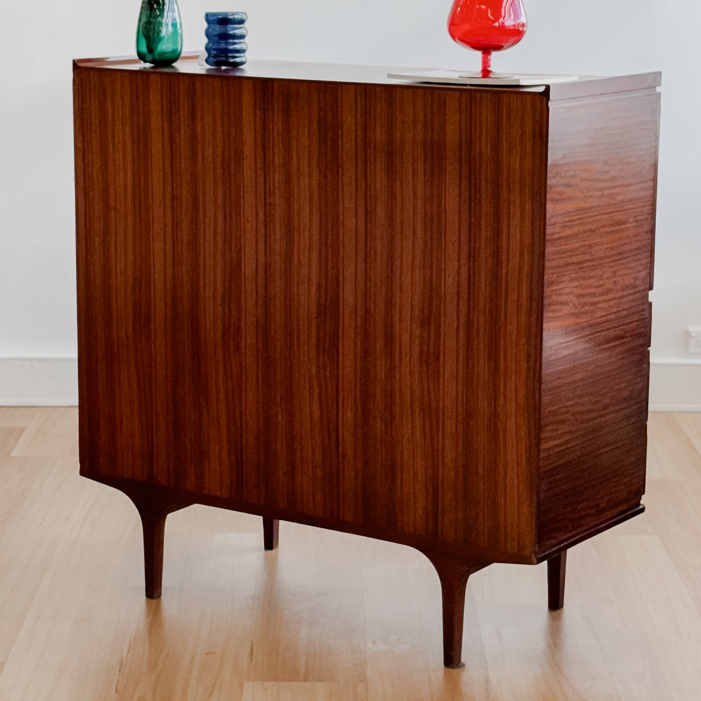 Mid Century Meredew Furniture Bureau Bookcase Teak Desk