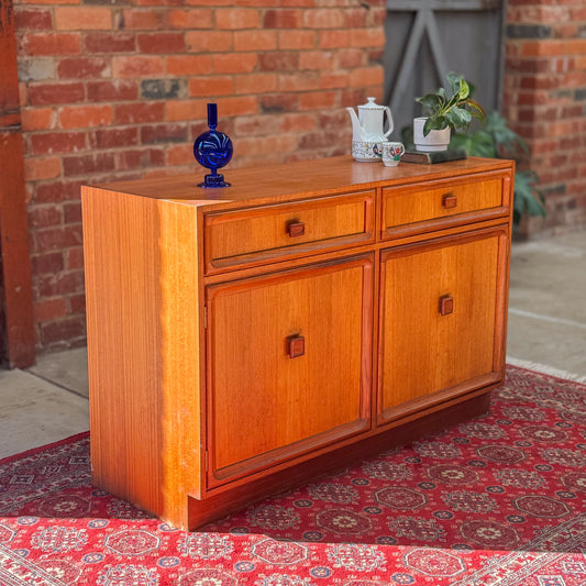 Circa 1970s Teak Veneered Sideboard by Parker Furniture