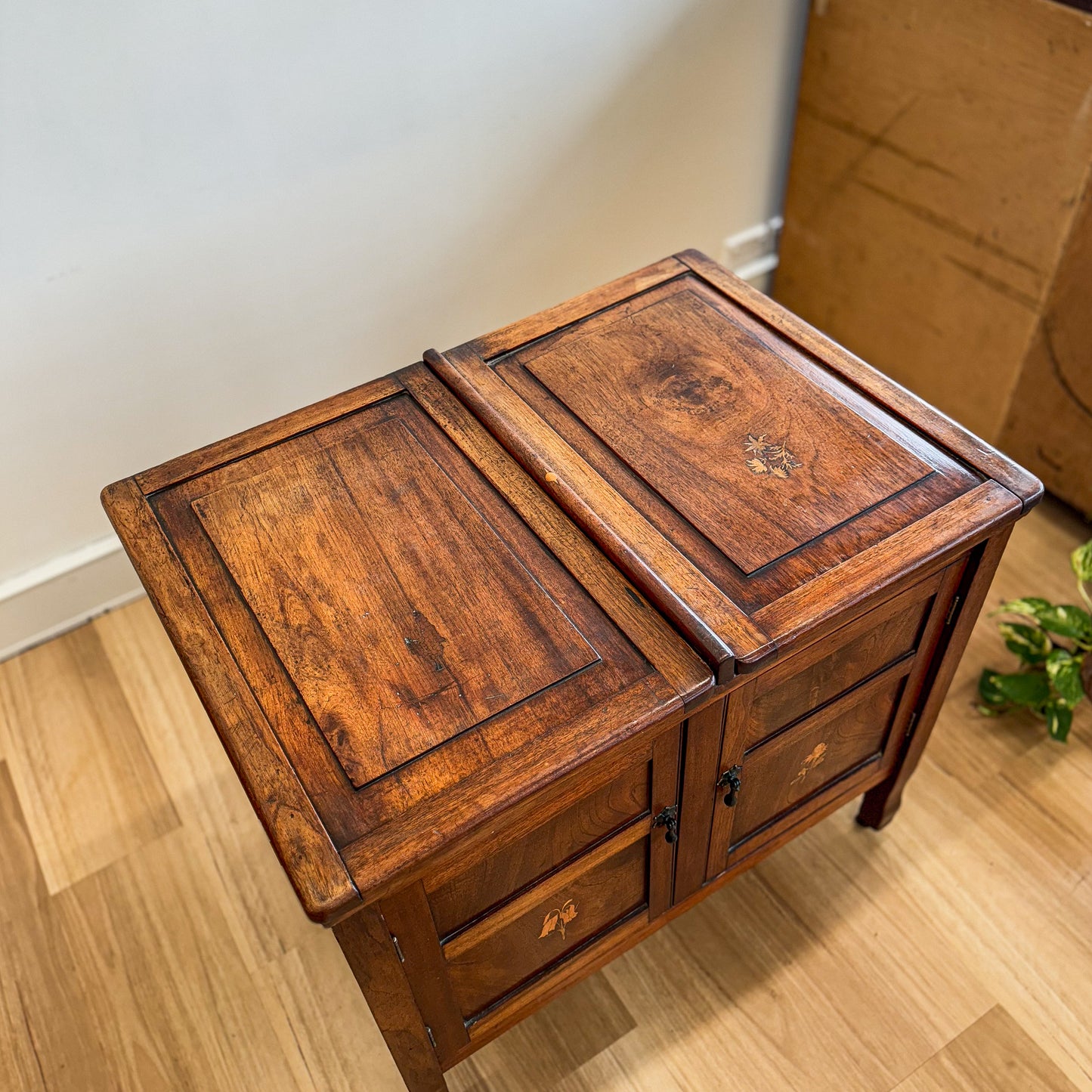 Vintage gramophone cabinet