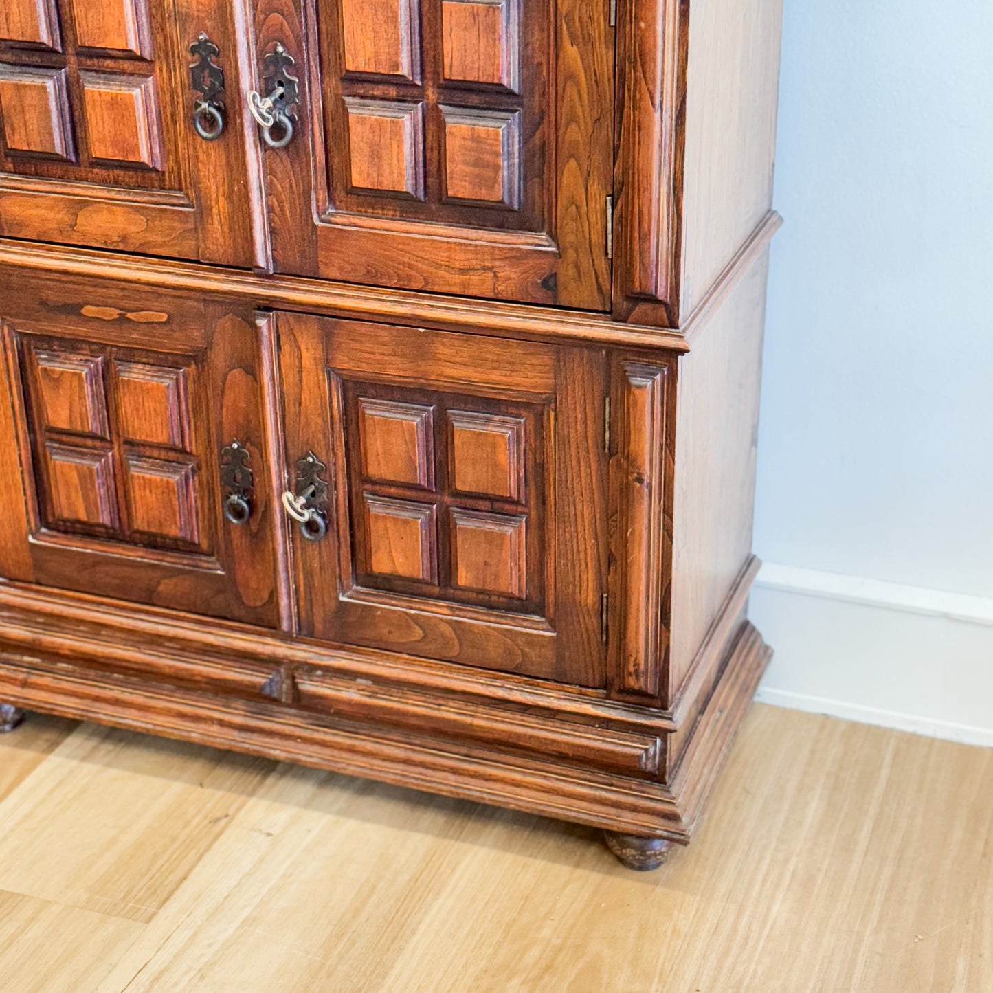 Solid timber cabinet with original keys