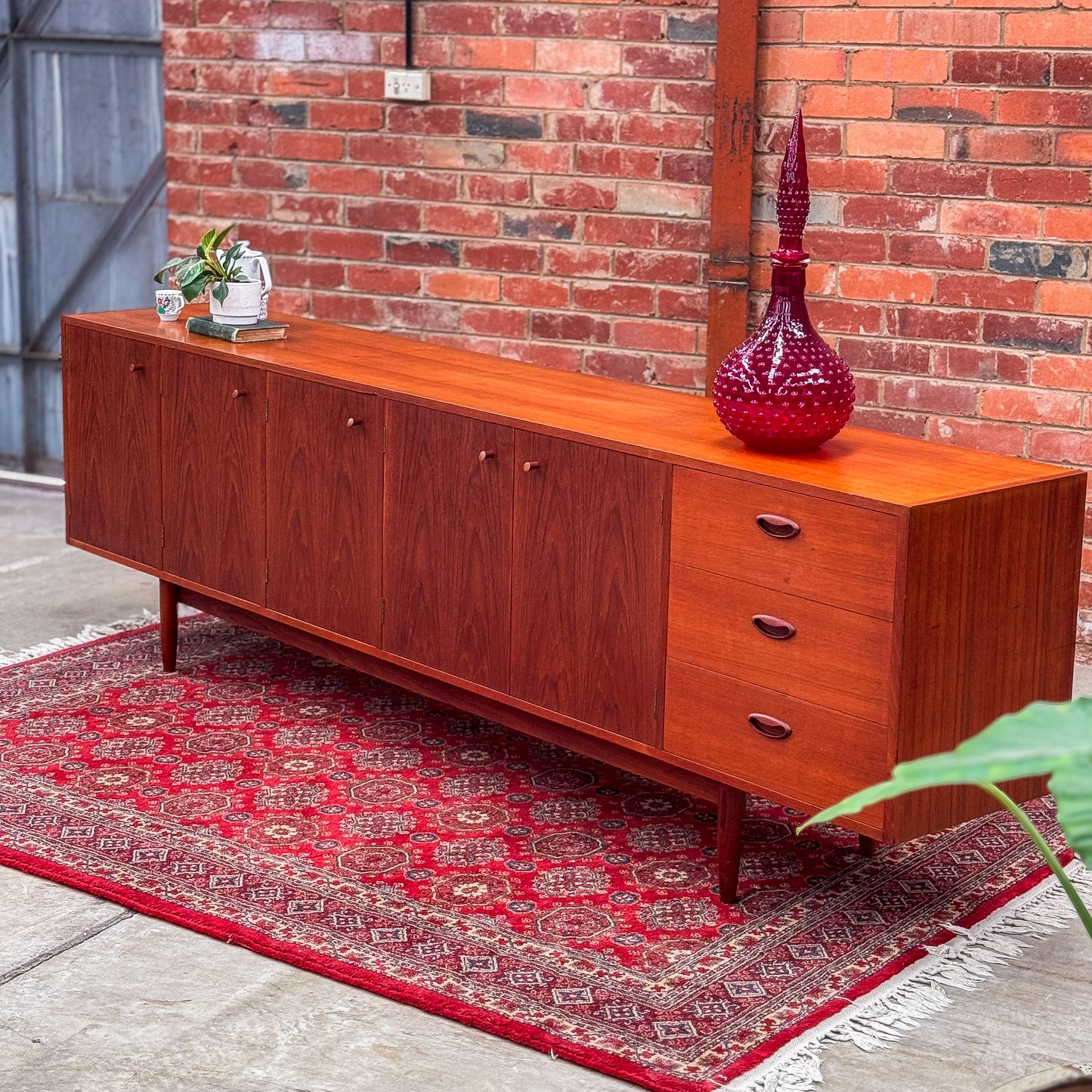 Extra long mid century 1960s rare Chiswell sideboard