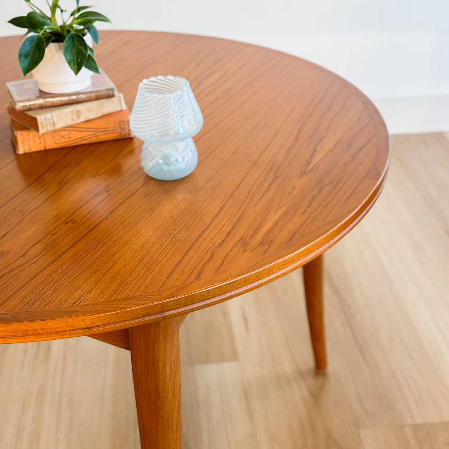 Late 1970s Parker Furniture teak extension dining table