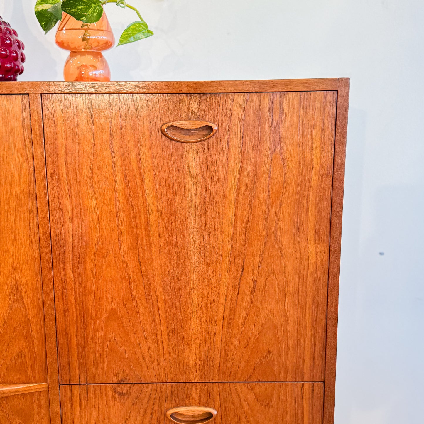 Chiswell circa 1960s teak single door cocktail cabinet