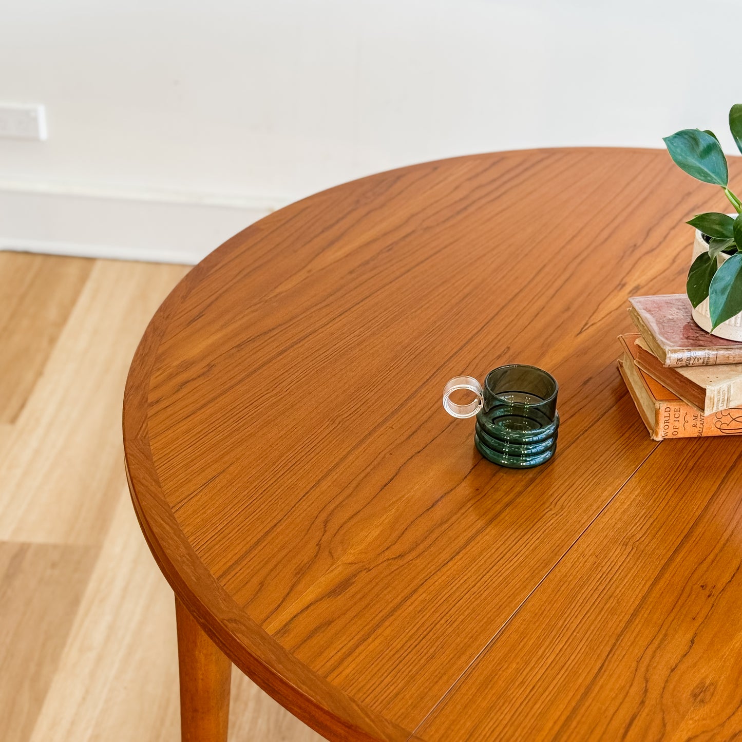 Late 1970s Parker Furniture teak extension dining table