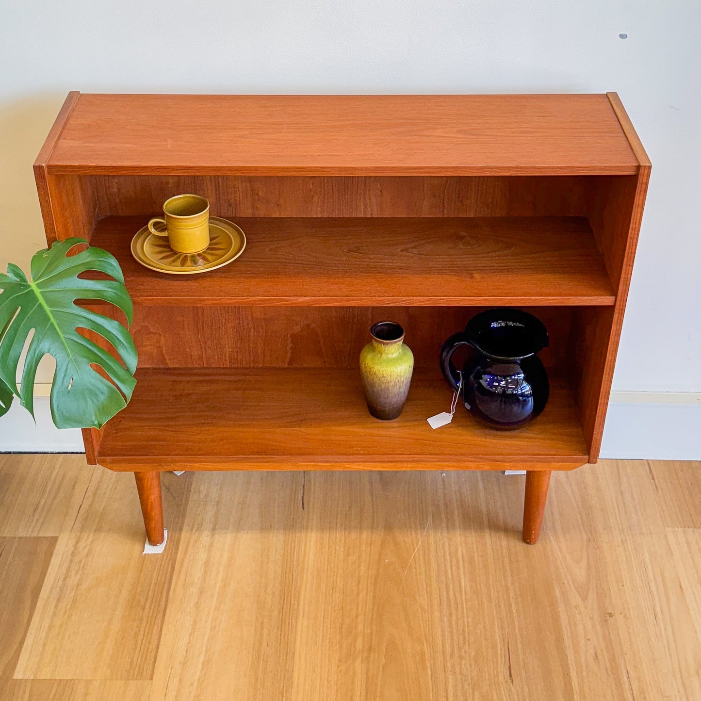 Danish mid-century teak bookshelf